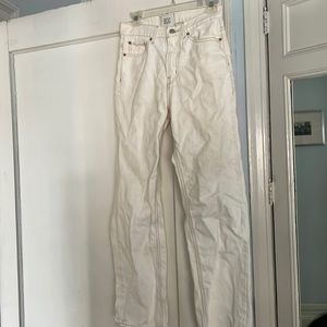 BDG Off White Cowboy Jean Size 26
